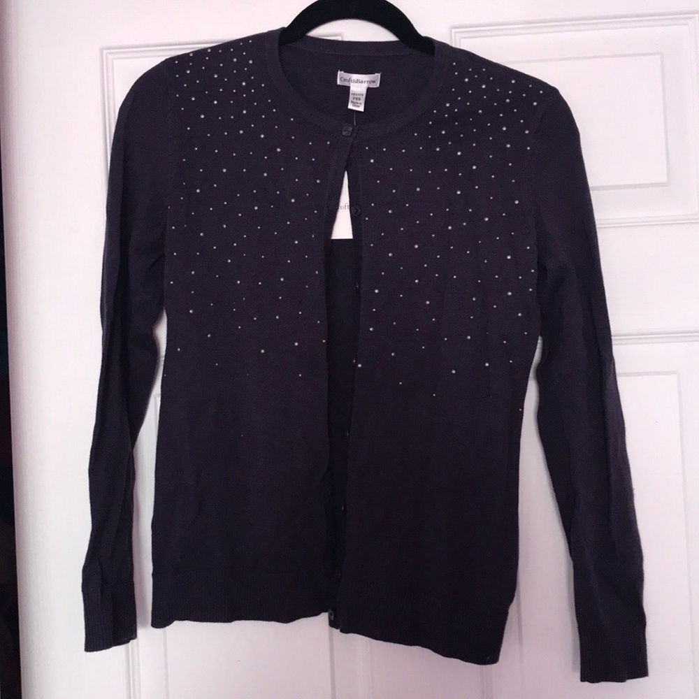NWT Petite Purple Cardigan